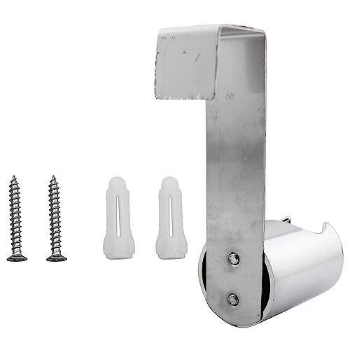 LQ Industrial 2pcs Shower Head Holder, 42x98mm Wall Mounted Toilet Bidet Spray Stand Sprinkler Head Bracket for Bathroom Storage Hooks - Image 4