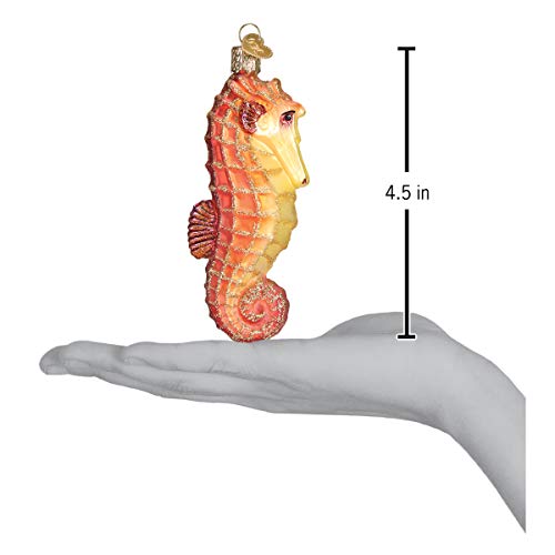 Old-World-Christmas-Ornaments-Orange-Sea-Horse-Glass-Blown-Ornaments-for-Christmas-Tree 41iq+VAzCBL