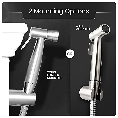 Bidet Sprayer for Toilet, Handheld Bidet Sprayer Attachment, Cloth Diaper Shower Spray Washer for Bathroom – Bidet Handheld Toilet Water Sprayer - Easy 10-Minute Installation - Image 5
