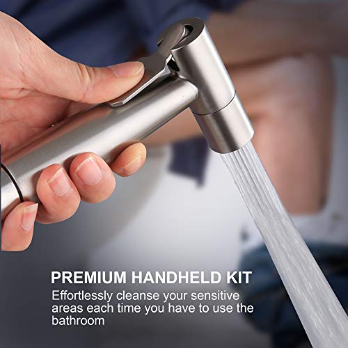 Droiee Bidet Sprayer for Toilet, Handheld Bidet Spray Water Kit, Bathroom Hand Shower for Self Cleaning – Reduce Toilet Paper Waste – Premium Stainless Steel - Image 5
