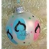 Personalized Hand Painted Flip Flop Christmas Tree Ornament Coastal Decor