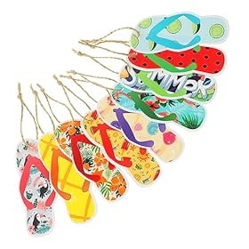 OFFSCH 1 Set Wall Decoration Wall Accent Decor Flip-Flop Hanging Ornaments Hawaiian Themed Decor Hawaiian Decor Home Decor Slipper Ornamnets Hanging Slipper Ornament Summer Accessories 51PwRqVEdmL. SS280