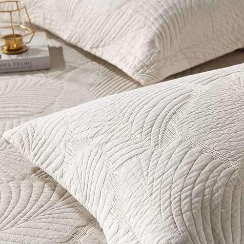 mixinni-Beige-Tropical-Palm-Tree-King-Size-Quilt-Set-Soft-Cotton-Bedspread-Coverlet-Bed-Cover-King-Size 51RlDHG776L