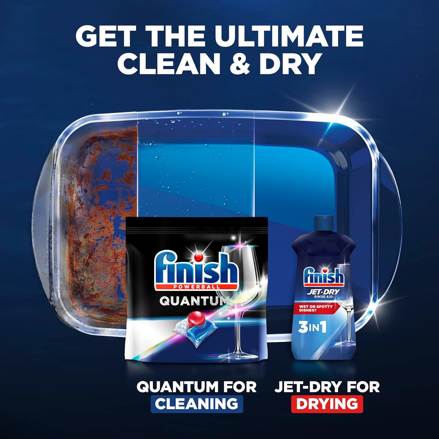 Finish - Quantum - 64ct - Dishwasher Detergent