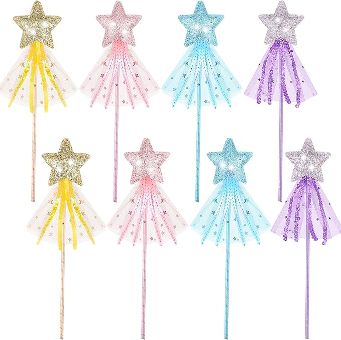 princess fairy wands for kids for fairytale theme props