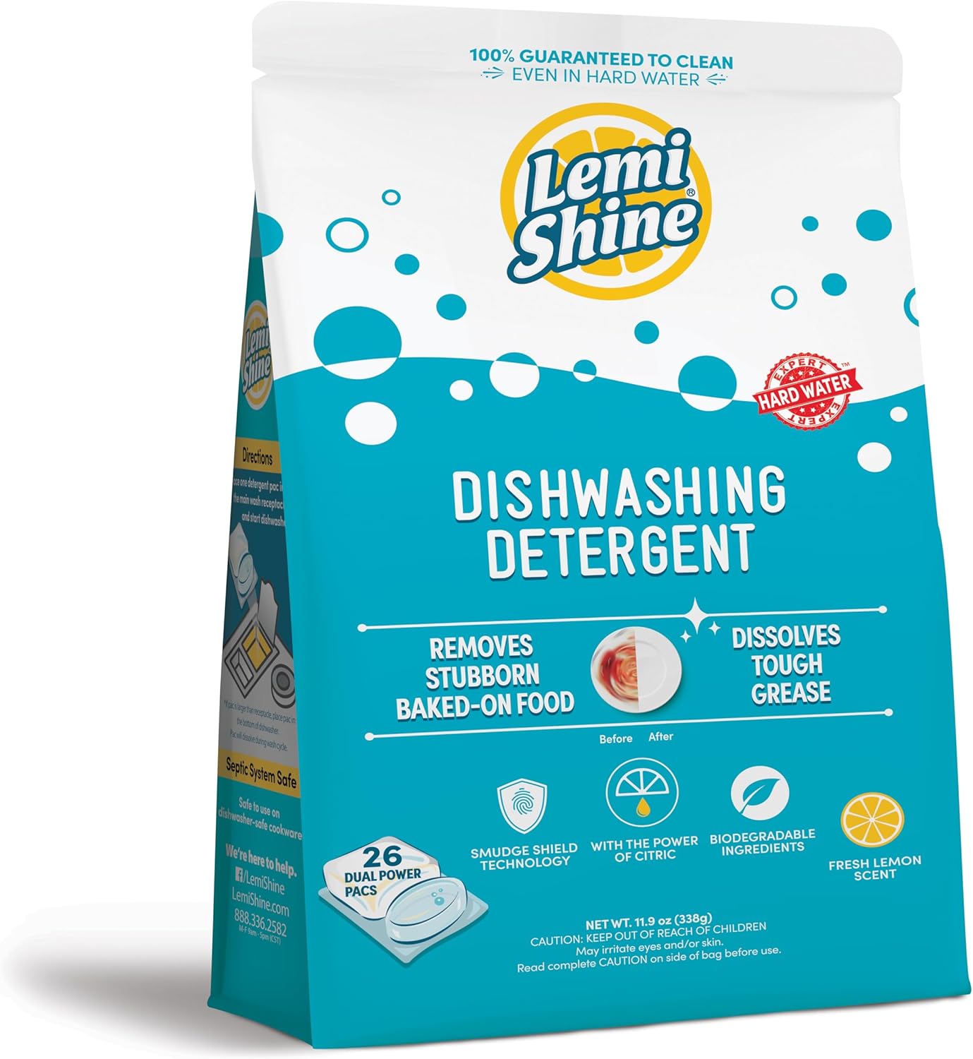 Lemi Shine Natural Dishwasher Pods
