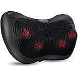 beatXP Deep Heal Pillow Shiatsu Infrared Heat Therapy Massager with 3 Mode Settings | Deep Tissue Massager for Shoulder, Neck and Back Pain Relief with 1 Year Warranty