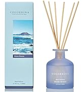 Cocorrína Reed Diffuser Sets - Ocean Breeze 6.76oz Diffuser with Sticks Home Fragrance Essential ...