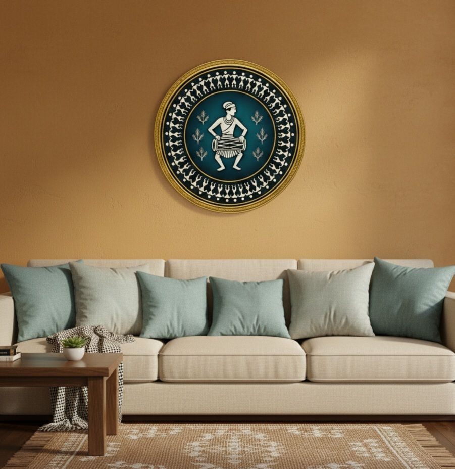 The Mridanga Statement Wall Accent