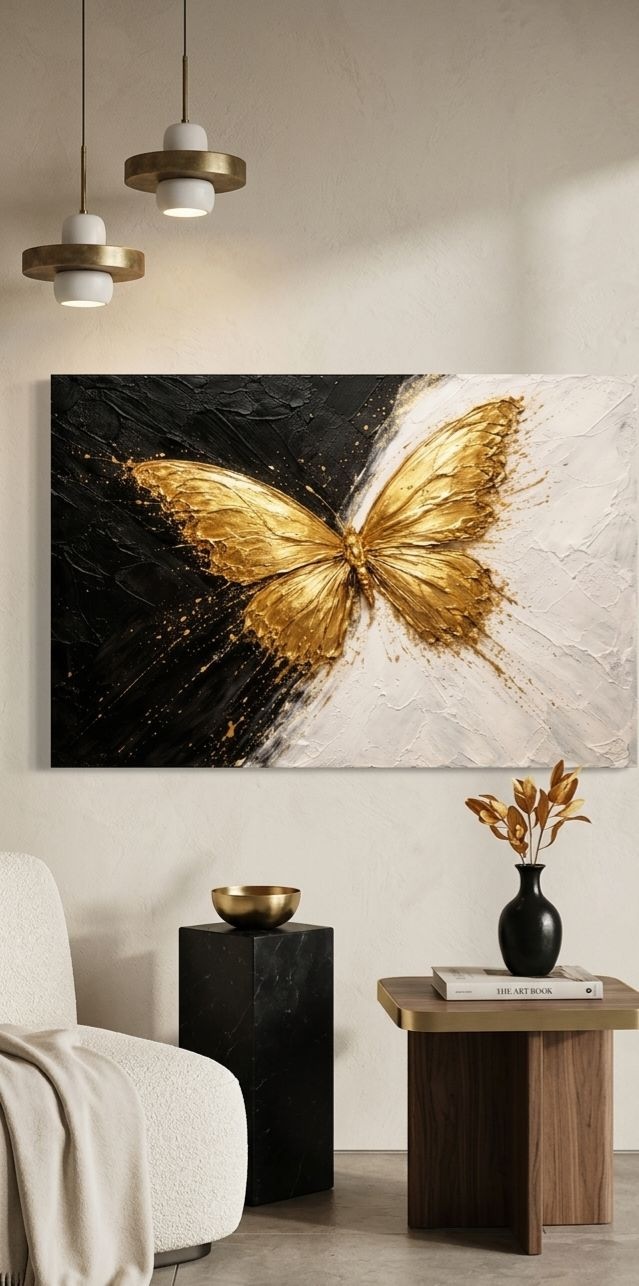 Sunehri Premium Canvas Wall Art