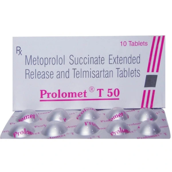 Buy Prolomet T 50 Tablet ER | 1 Strip of 10 Tablets | Davai Adda