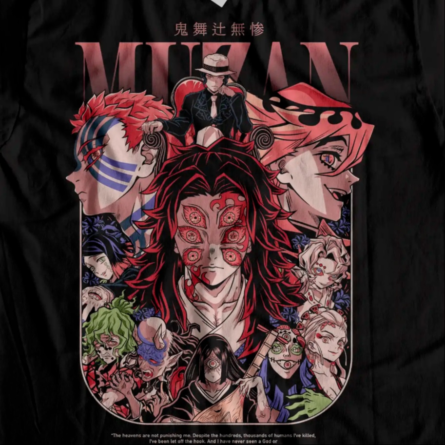 Demon Slayer Upper Moons & Muzan Fan Art T-Shirt