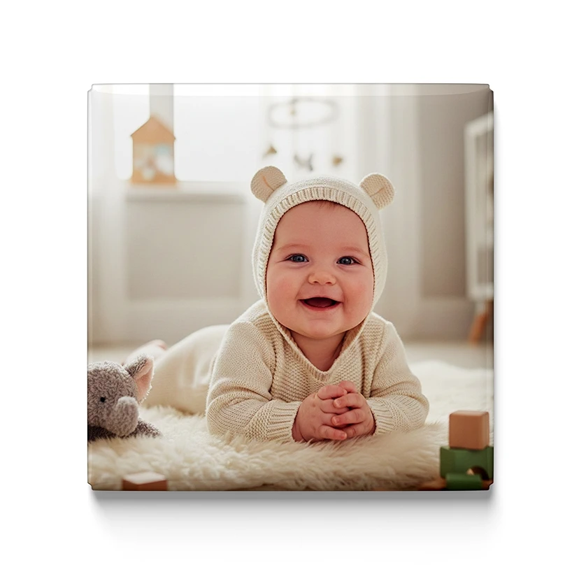 CUSTOM PHOTO MAGNET SQUARE (50mm x 50mm) - Set of 1