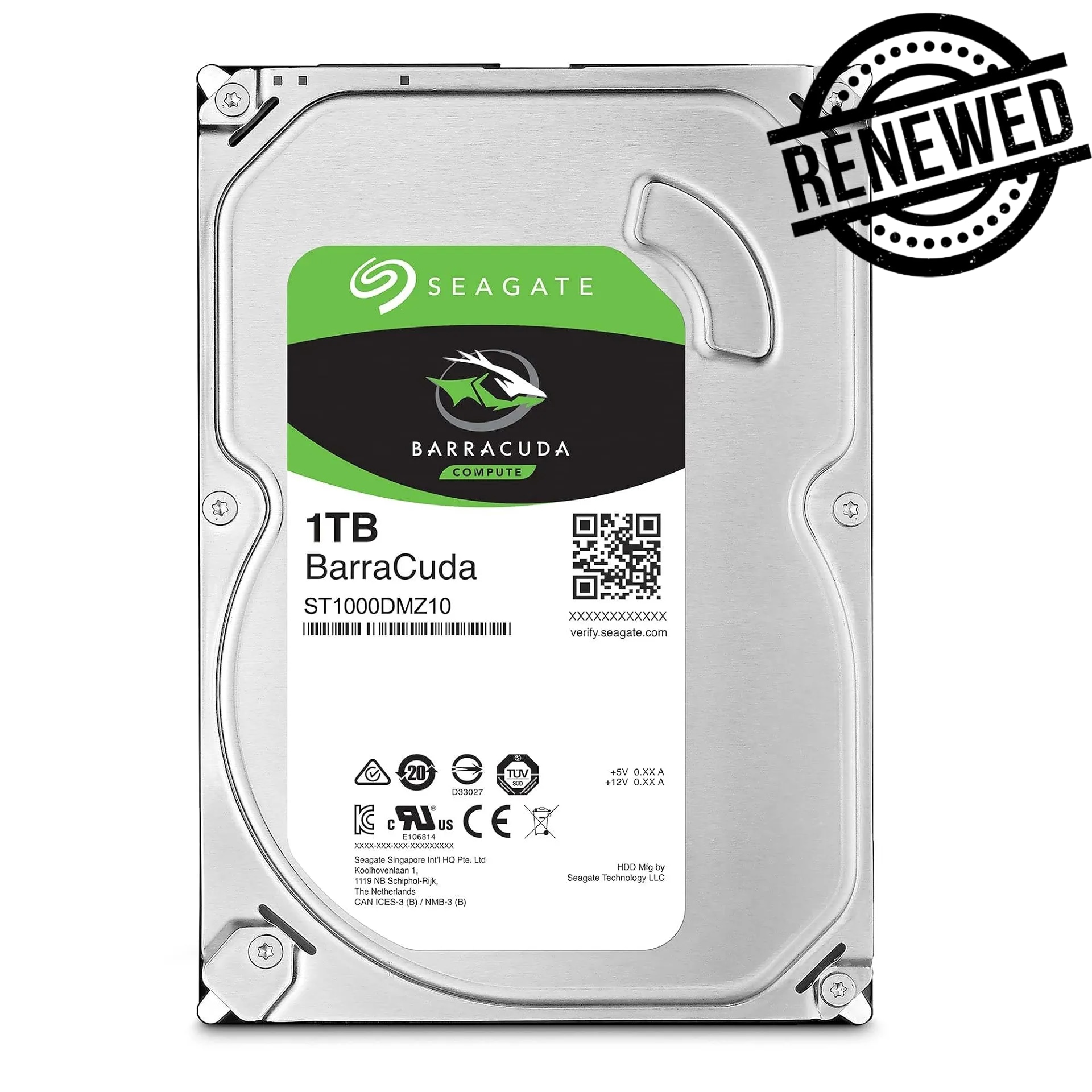 2TB Seagate/WD/Toshiba (Renewed) Hard disk Desktop 3.5