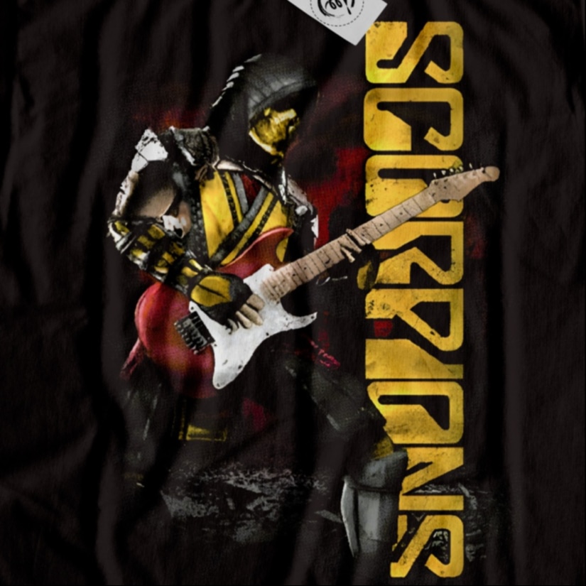 Scorpion Mortal Kombat Rock Fan Art T-Shirt – The Scorpions