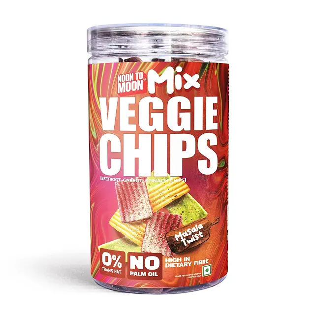 Noon to Moon Mix Veggie Chips - Desi Twist