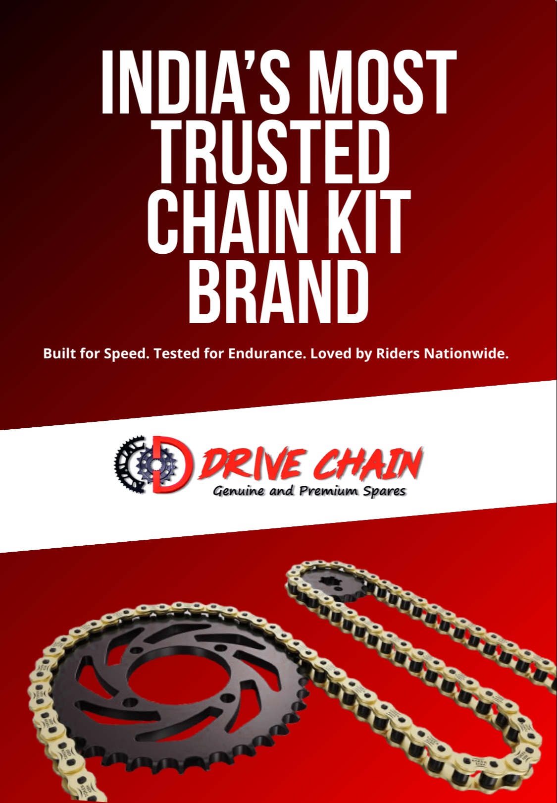 DriveChain® Yamaha FZ-X Chain Sprocket Kit (41T/14T/128L)