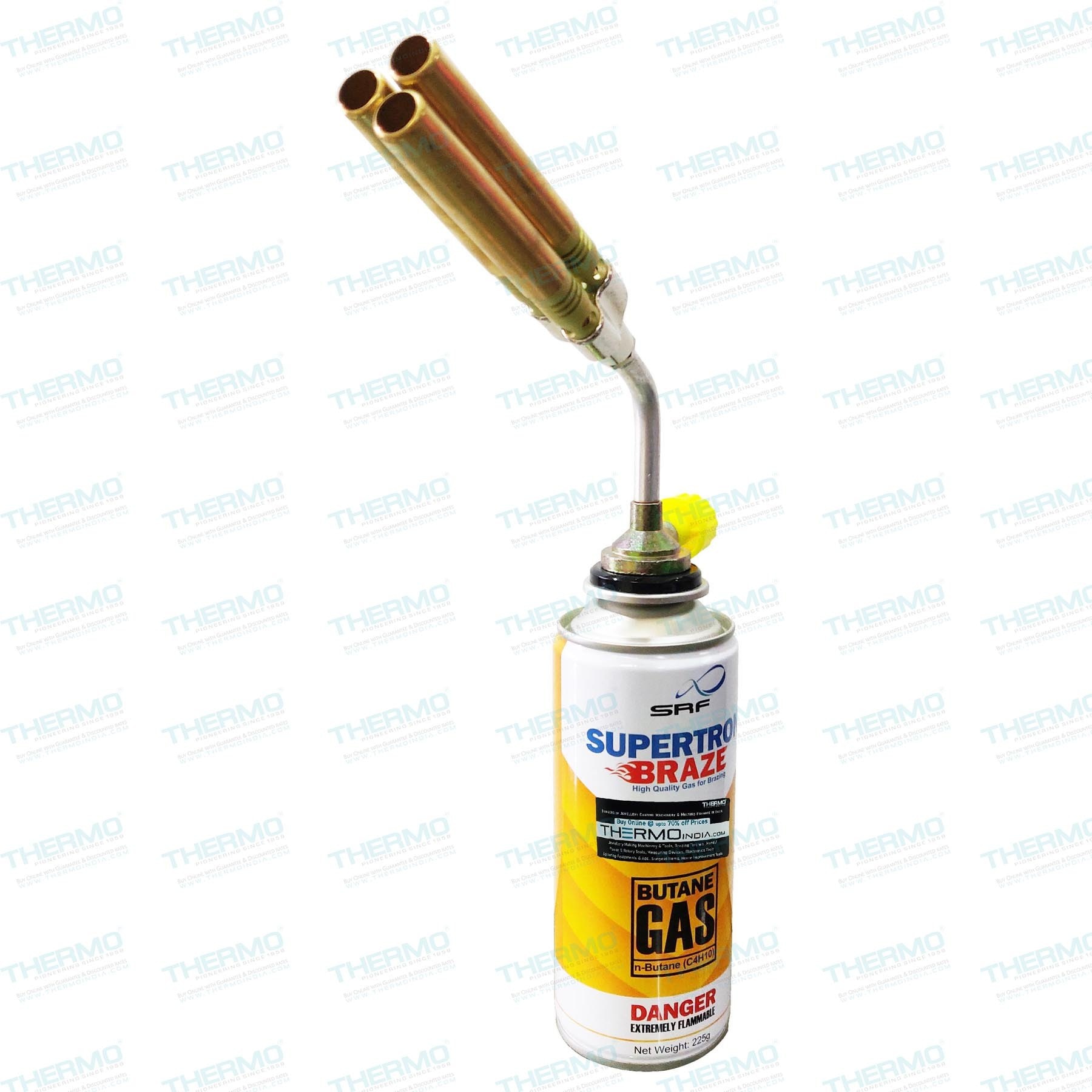 Buy Triple Nozzle Butane/LPG Brazing Blow Torch - Manual Ignition ...