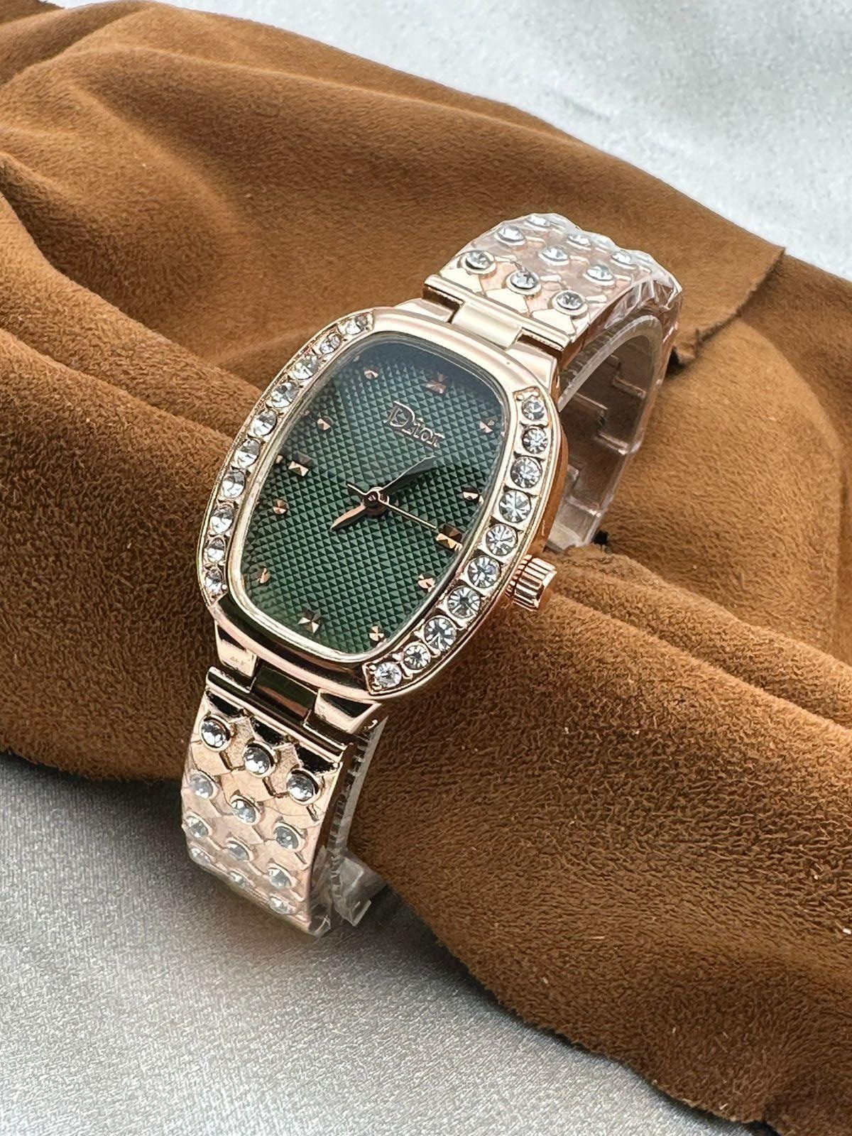 Buy Dior Ladies Watch Deep Green Dial | Jai Bhavani Traders