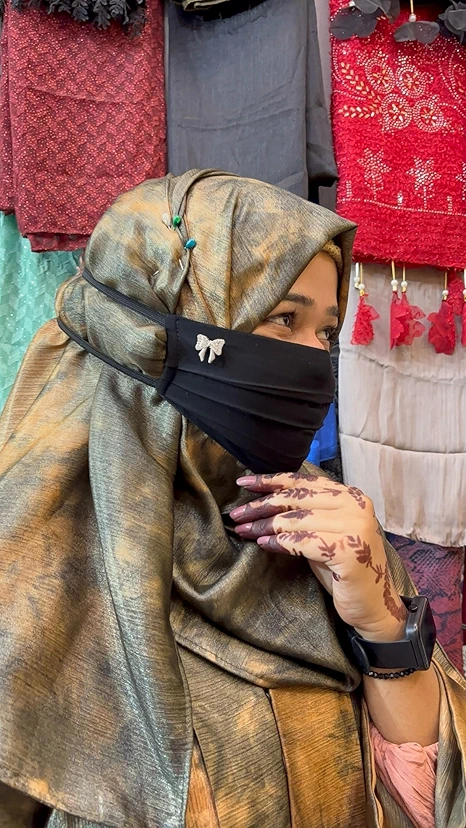 hijab with mask