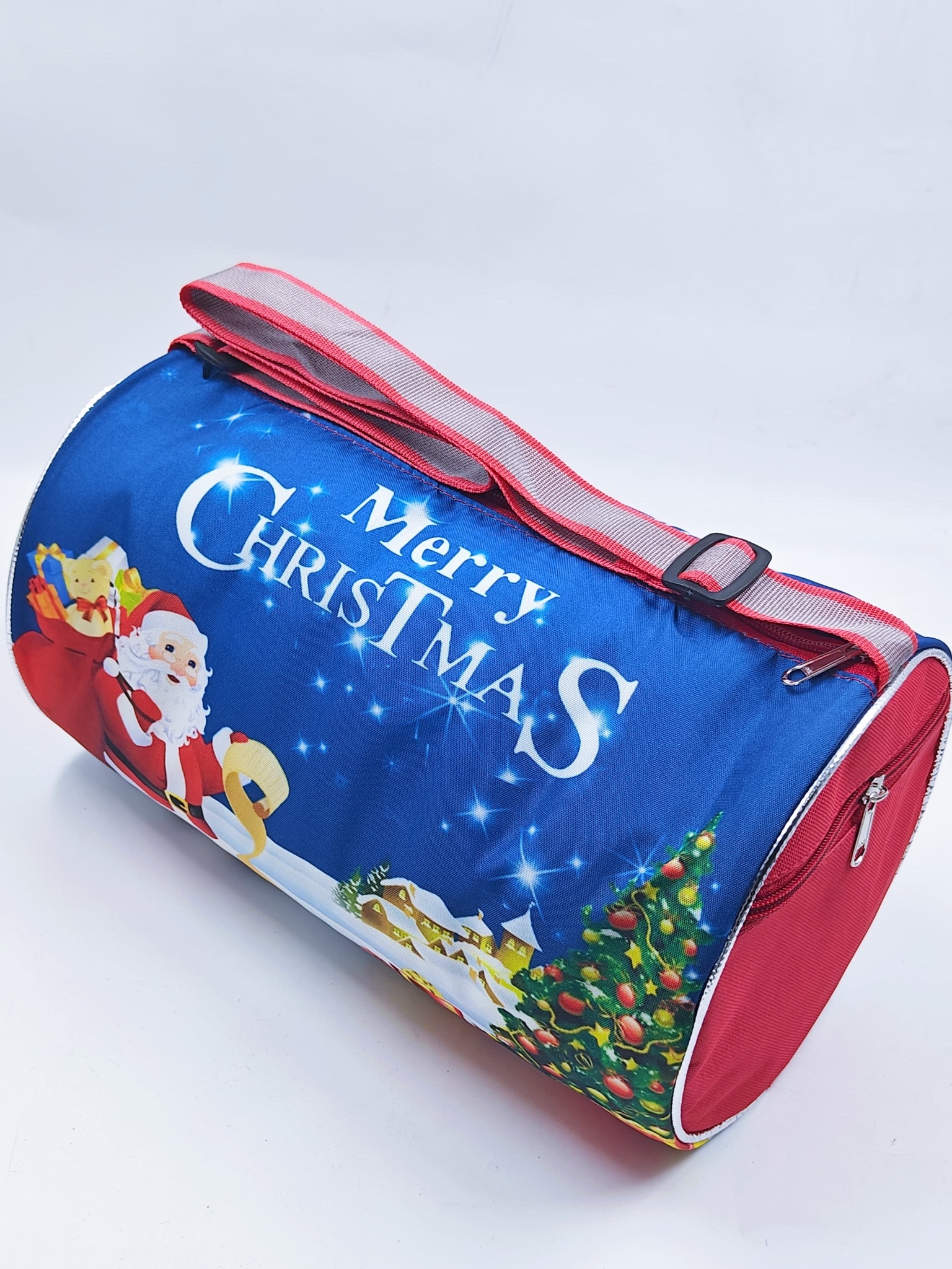 Buy Christmas theme duffle bag | Kiss spree
