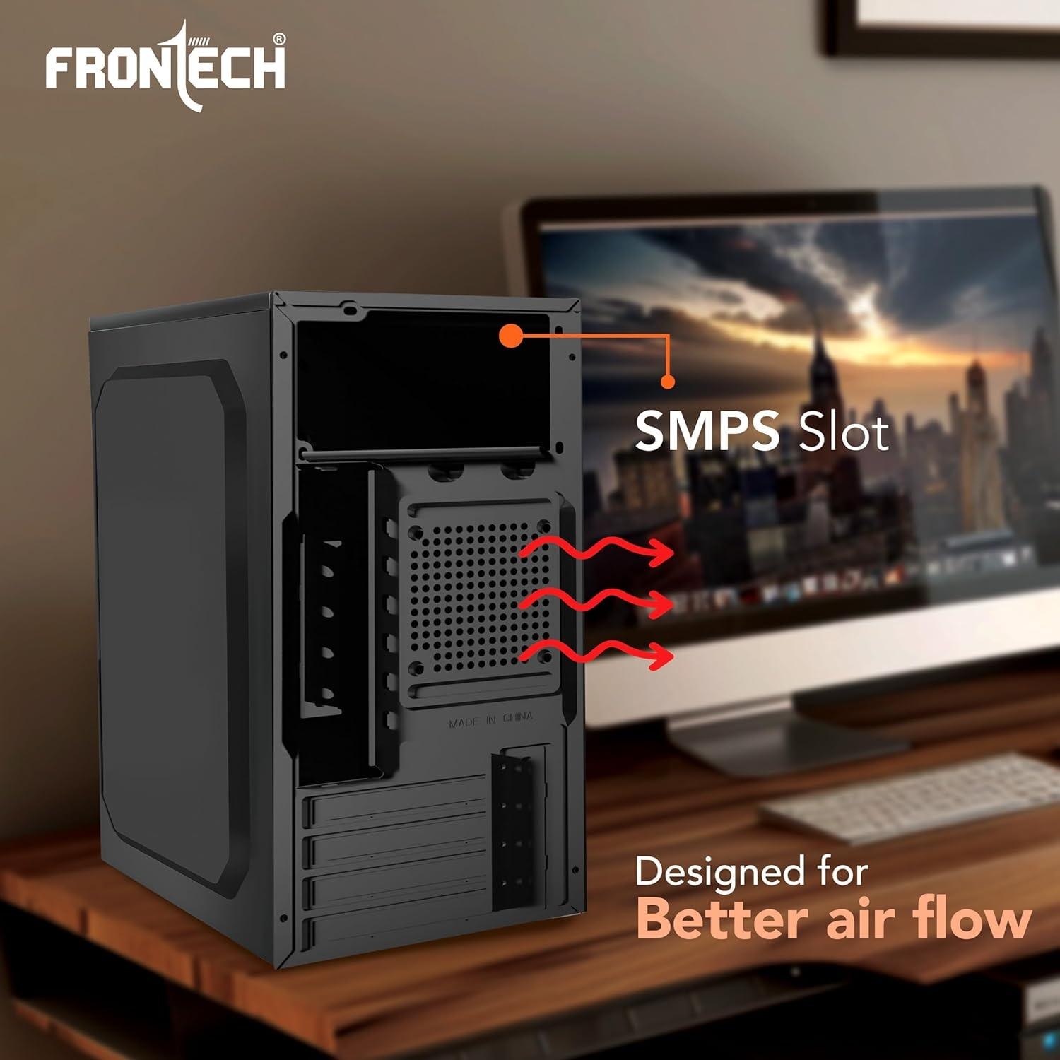 Frontech FT-4280 – Mid-Tower Case with 3 RGB Fans
