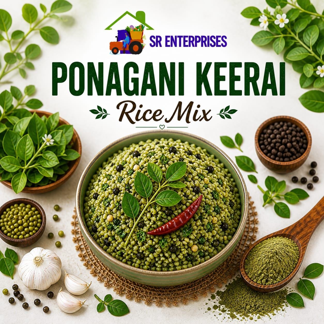 Keerai Rice Buy Ponnanganni Keerai Rice Mix | RURAL FOODS