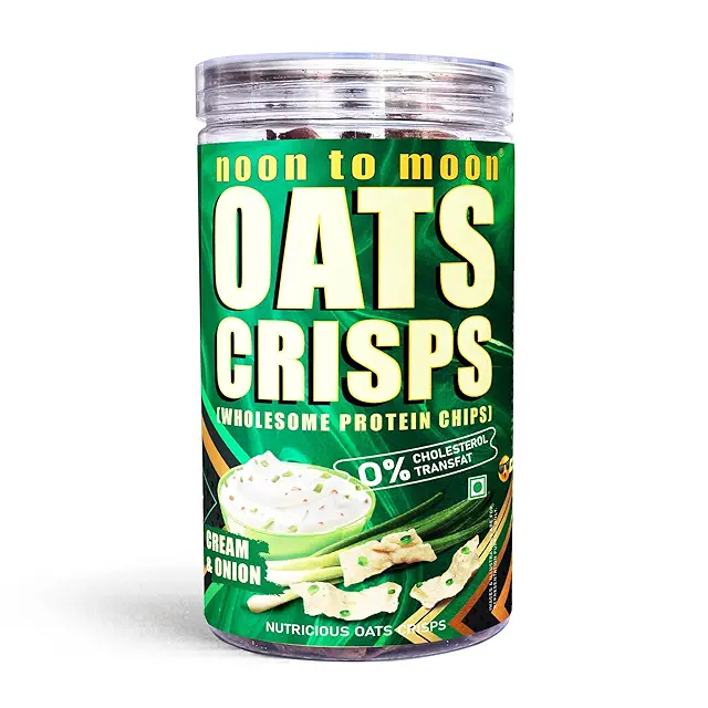 Noon to Moon Oats Crisps-Cream & Onion (150g)