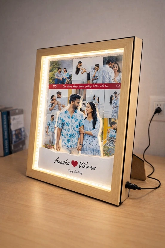 Personalized LED Shadow Photo Frame 3D Effect