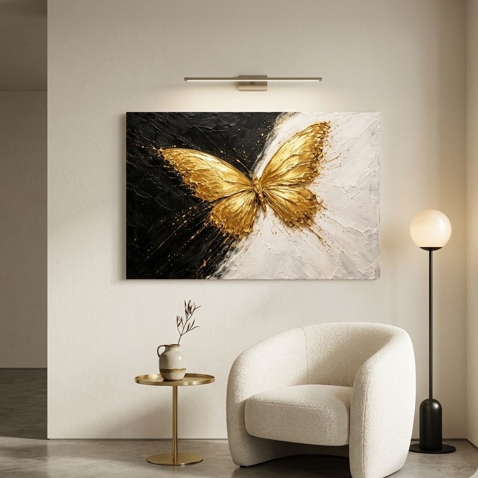 Sunehri Premium Canvas Wall Art