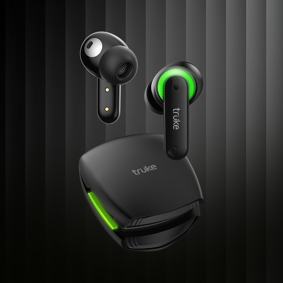 truke Btg Neo True Wireless Earbuds, Black - Image 1