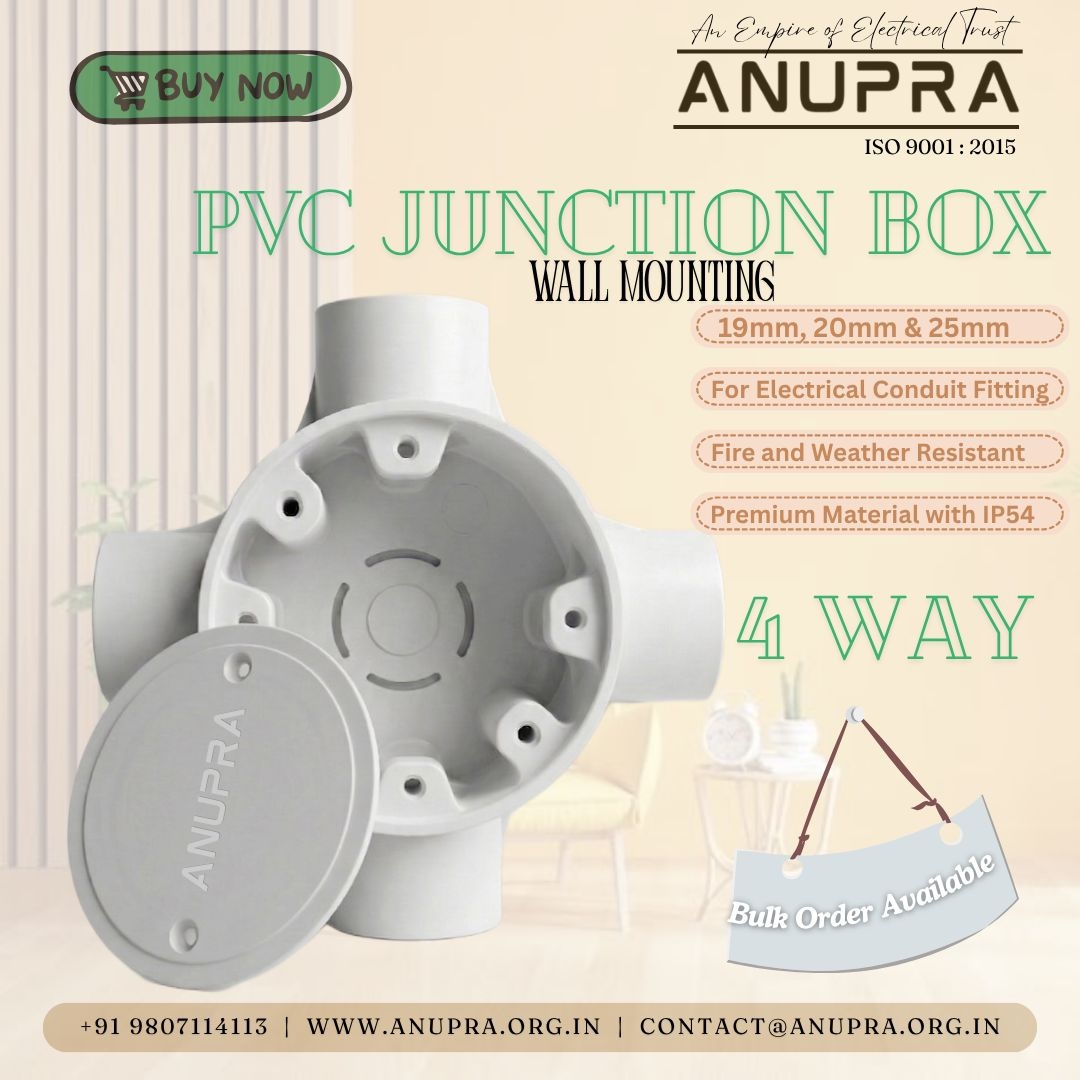 4-Way PVC Junction Box by Anupra