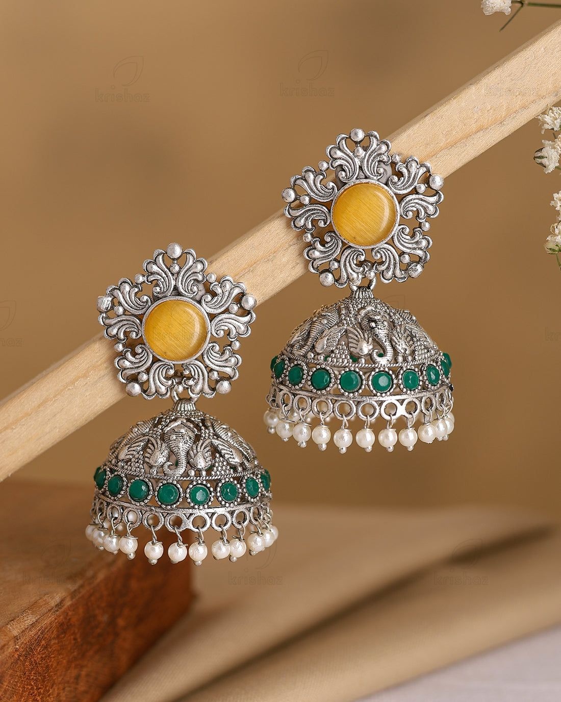Dutya Jhumki Earrings