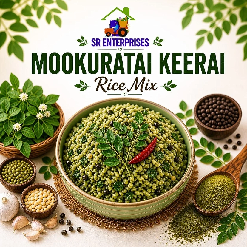 Keerai Rice Buy Mookirattai Keerai Rice Mix | RURAL FOODS