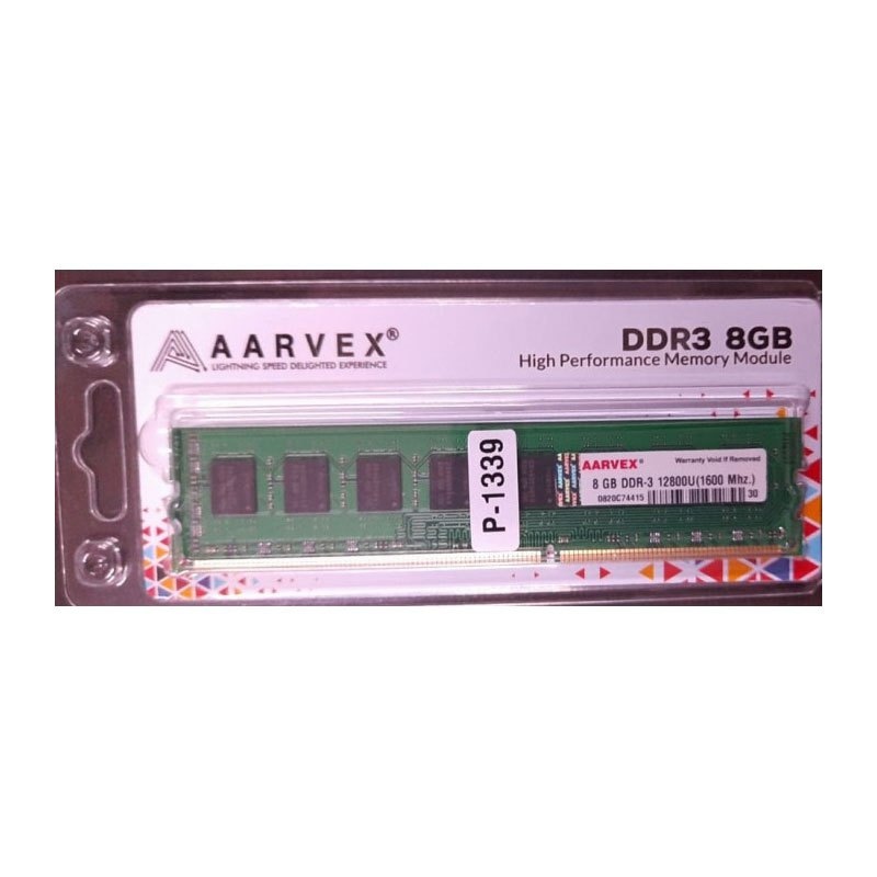 Aarvex Ddr Gb Ram Aarvex 8GB DDR3 RAM – Reliable Desktop Memory