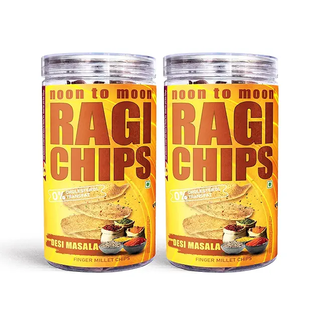 Noon to Moon Ragi Chips-Desi Masala (150g)