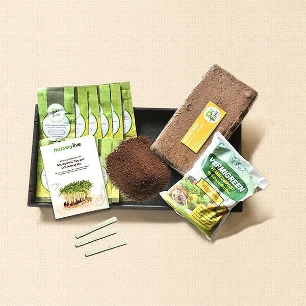 Gardening Made Easy with Microgreens Tray and DIY Potting Mix