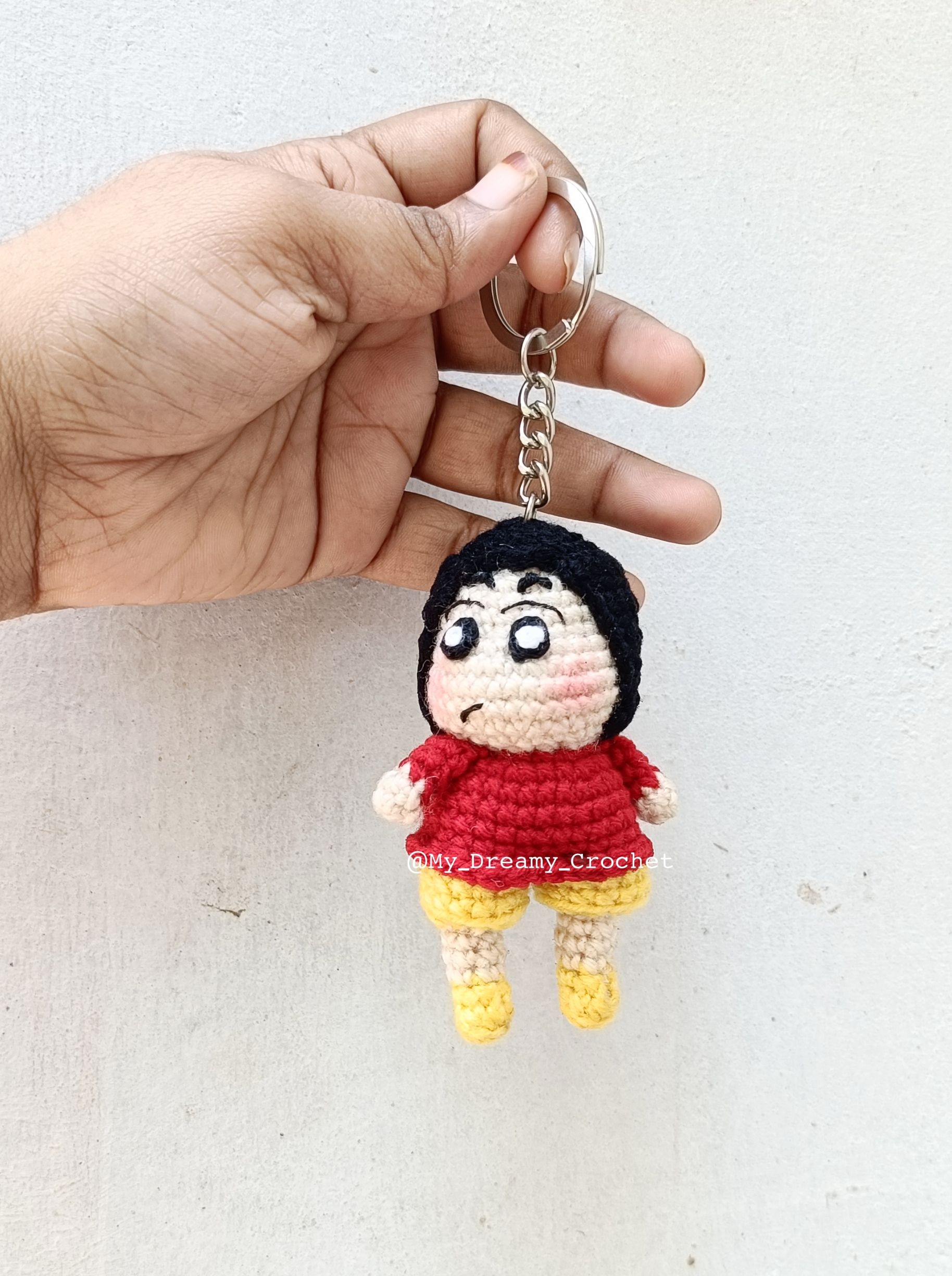 ハンドメイドアクセサリー kokinchan Buy Shinchan keychain | My Dreamy Crochet