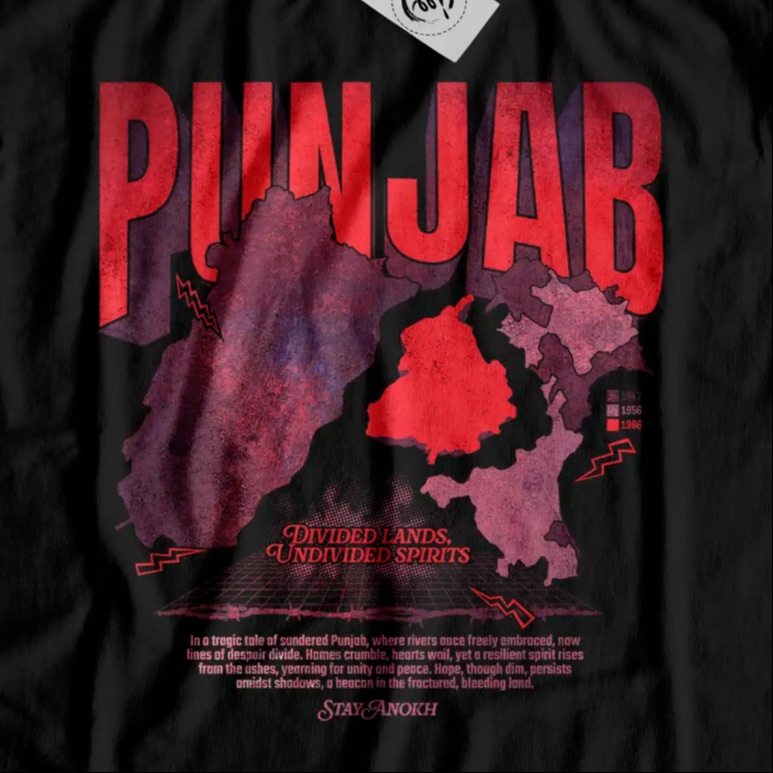 Punjab black stayanokh tshirt 