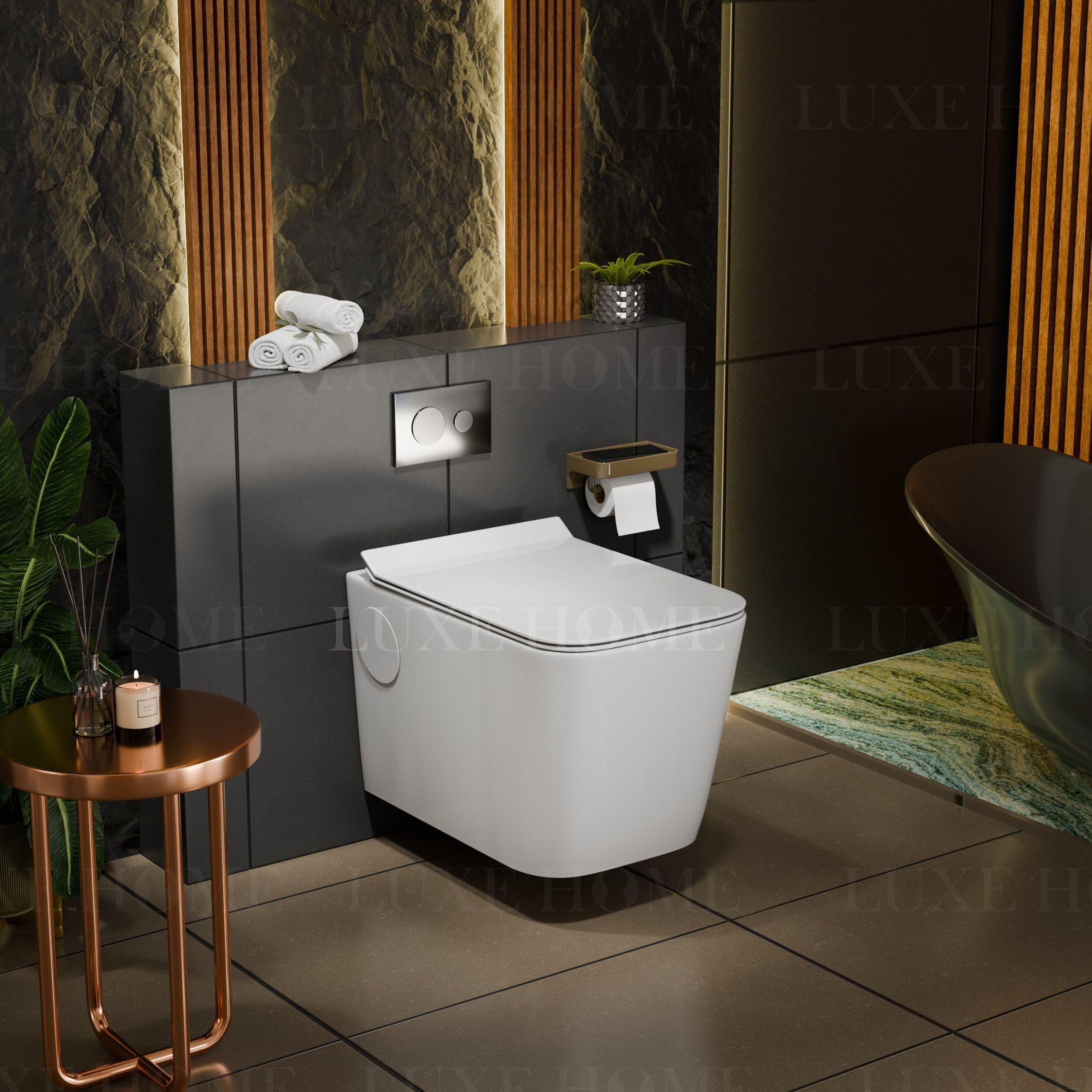 Buy Wall Hung Commode with Soft Close Seat – Modern Compact Design ...