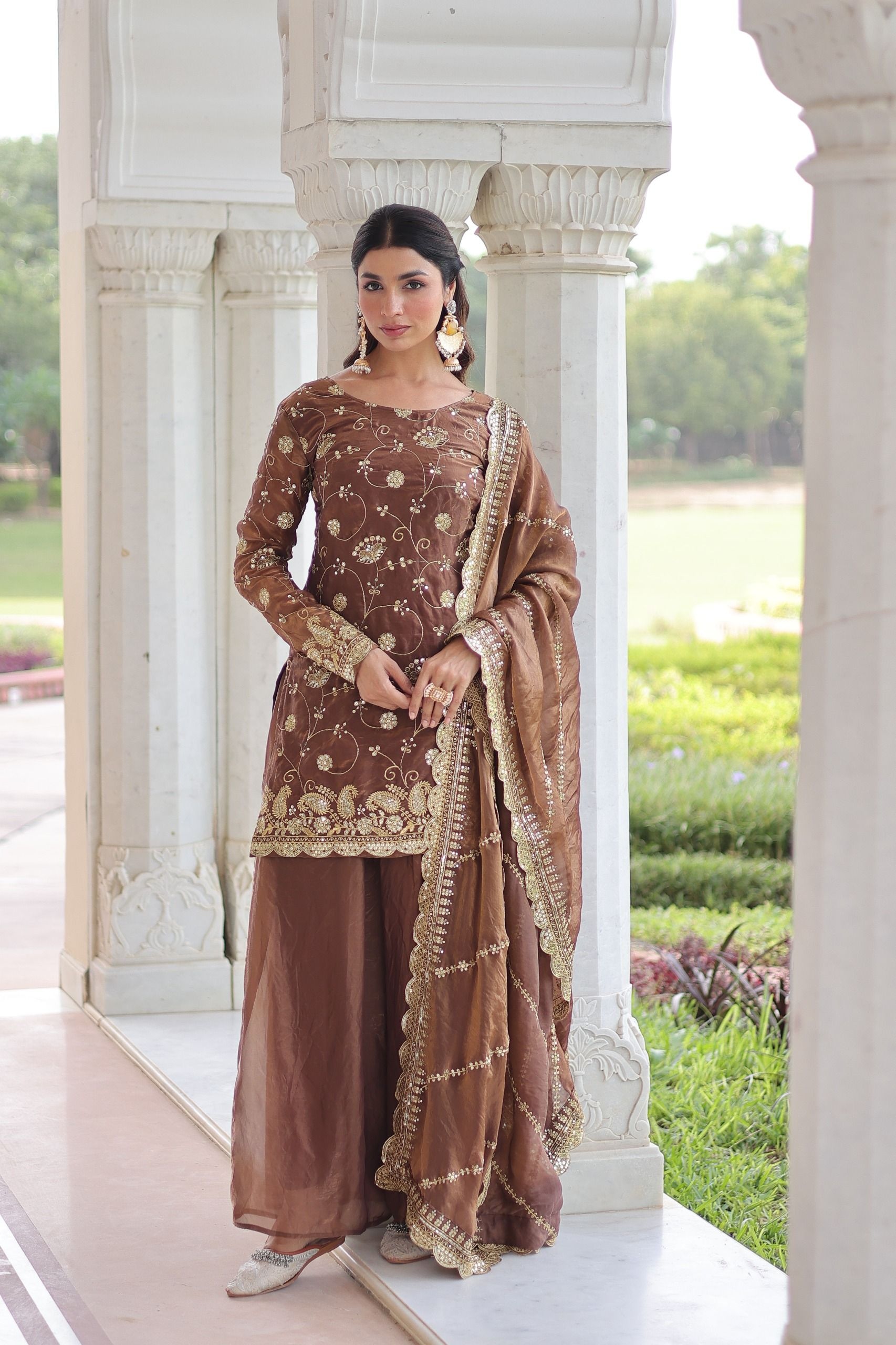 Beautifull Designer Frandy Sharara Outfits