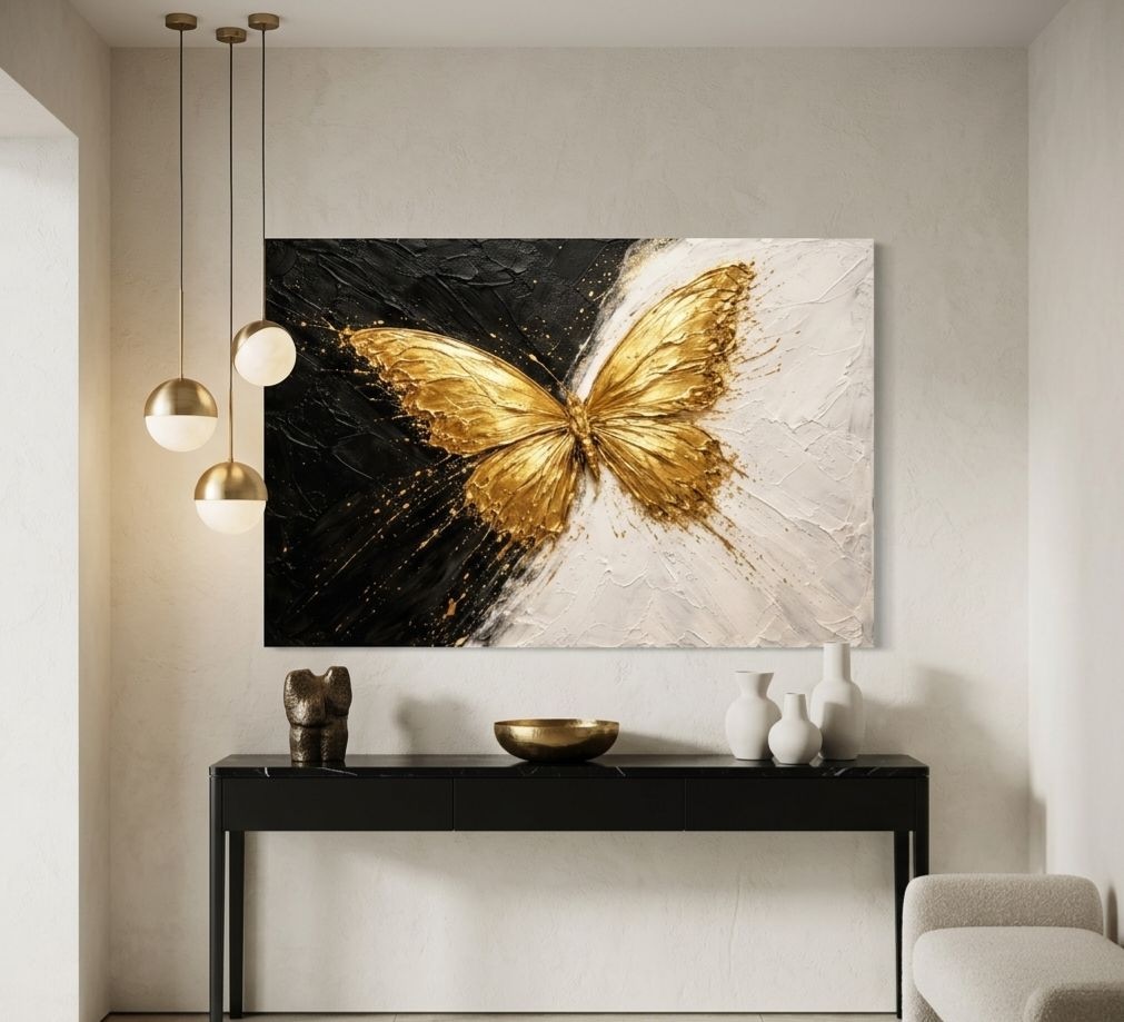 Sunehri Premium Canvas Wall Art