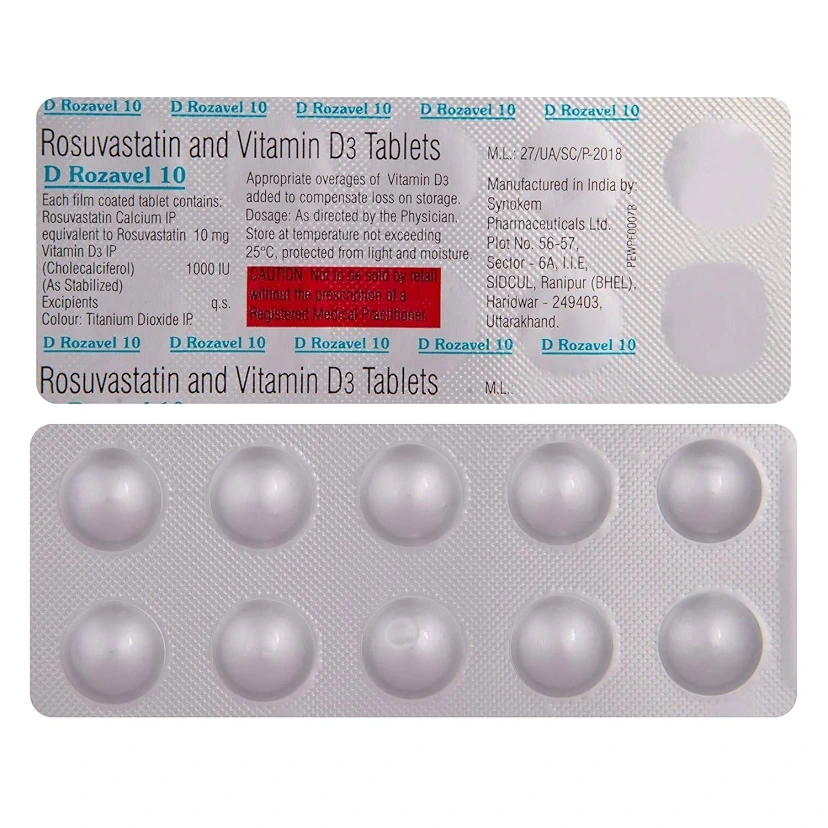 Buy D Rozavel 10 Tablet | 1 Strip of 10 Tablets | Davai Adda