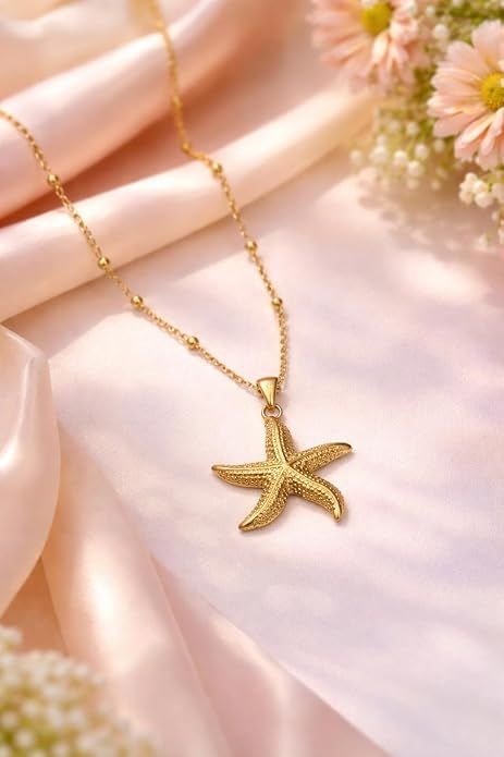 Mairah Ocean Inspired Starfish Pendant Chain