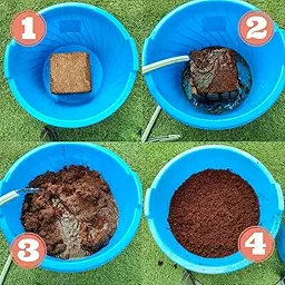 Cocopeat Block 500 g - Expands Upto 3 Litres Of Powder