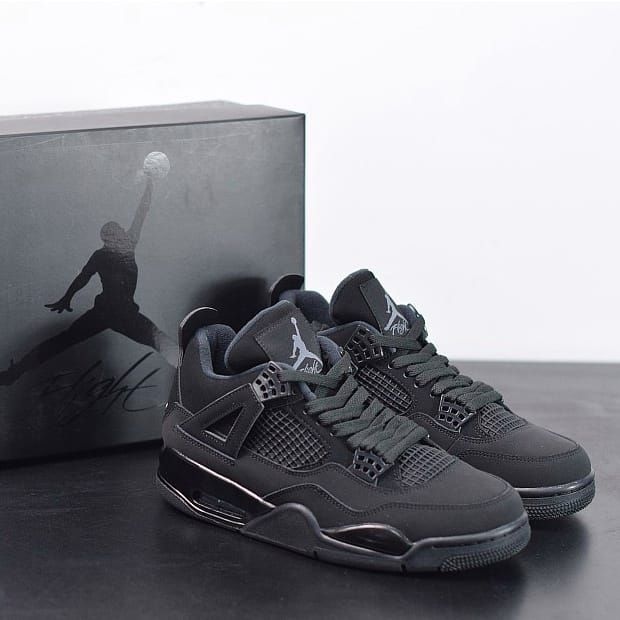 Buy Nike Air Jordan Retro 4 Black Cat | LuxSpotX