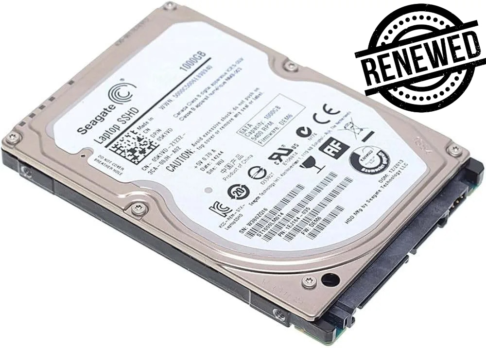 1TB Laptop Seagate/WD/Toshiba (Renewed) Hard Disk 2.5