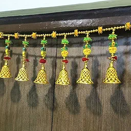 Toran for Main Door Latest Home Decoration Entrance Hanging Handmade Bandarwal Pearl Plastic Beads (