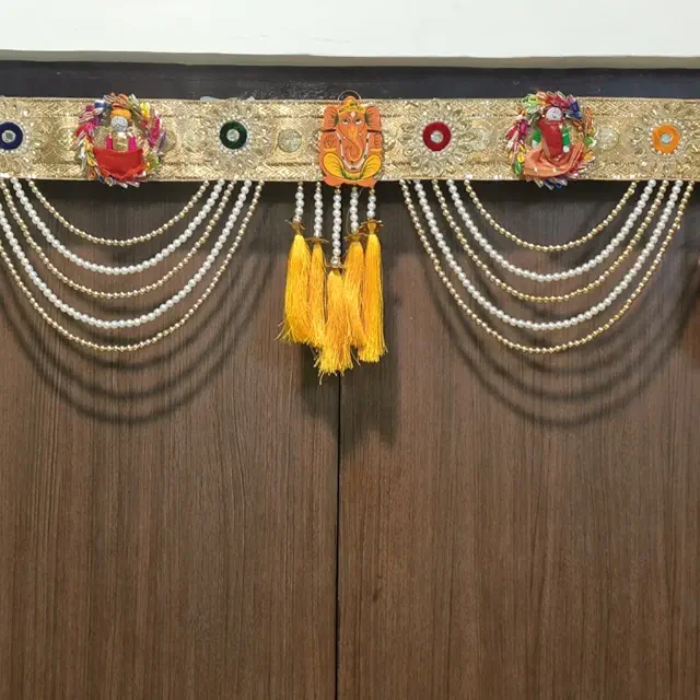 Embroidered Lace Handmade toran for Entrance Door|Main Door Decoration Banderwal |Door hangings for