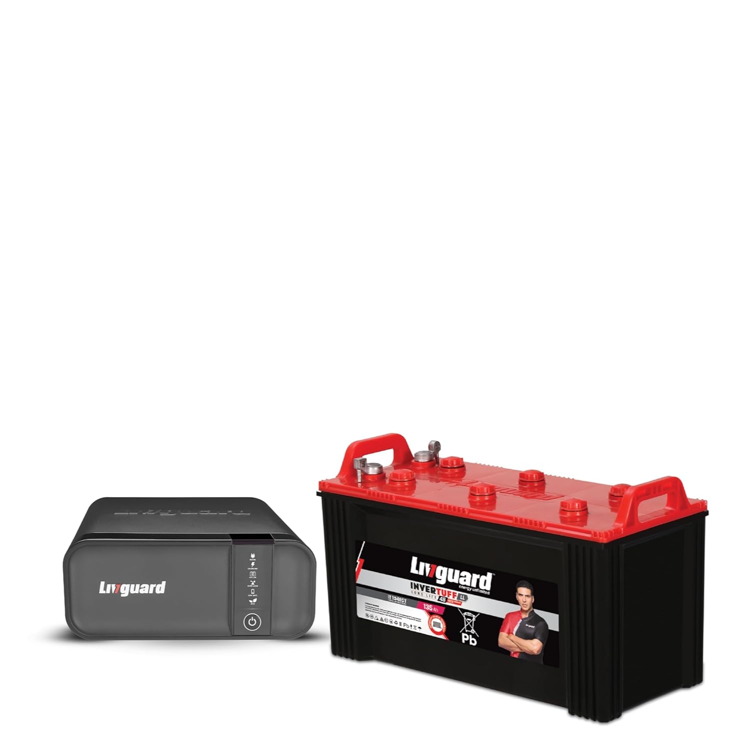 Buy Livguard LG950I 800 VA/12V Inverter IT 1348ST 135 Ah Battery Buy Livguard LG950I 800 VA/12V Inverter IT 1348ST 135 Ah Battery
